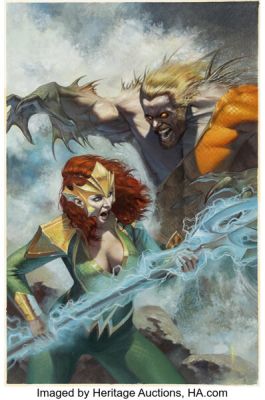 Riccardo Federici Aquaman #41 Cover Original Art (DC, 2019). | Heritage