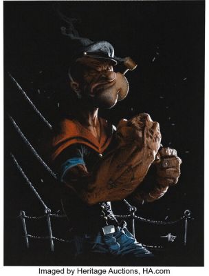 Gabriele Dell’Otto - Popeye Tribute Specialty Illustration Original Art (2016). | Heritage