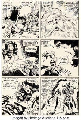 John Buscema and Joe Sinnott Thor #190 Story Page 15 Original Art (Marvel, 1971). | Heritage