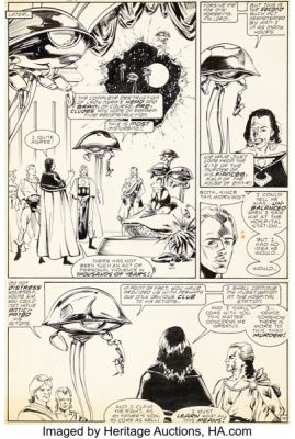 Mike Mignola and Rick Bryant World of Krypton #1 Story Page 19 Original Art (DC, 1987). | Heritage