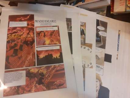 Da Rold, Andrea | Da Rold, Andrea - 9x tavole originali - Tony & Clint - episodio completo "Presenze Rivelatrici" - (2010) | Catawiki