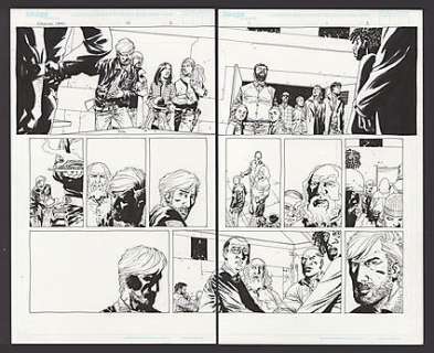 WALKING DEAD Issue #14 Double Page Spread | ComicConnect