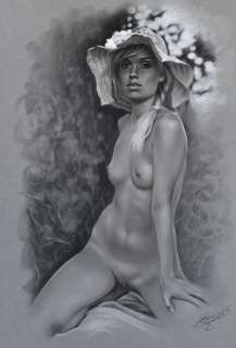 Denis P | Denis Prenzel - Original Zeichung Angela (29, 7 x 42 cm) - Page volante - (2023) | Catawiki