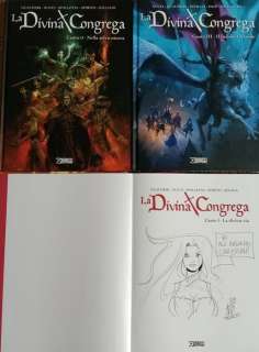 Giorgio Spalletta | La Divina Congrega nn. 1/3 - serie completa + sketch originale di G. Spalletta - Cartonné - EO - (2021/2023) | Catawiki