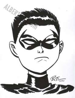 Bruce Timm - head shots page damian wayne