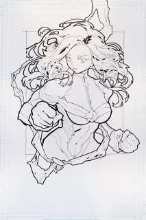 Rose Besch - Captain Marvel #1 Cover | ComicSketchArt