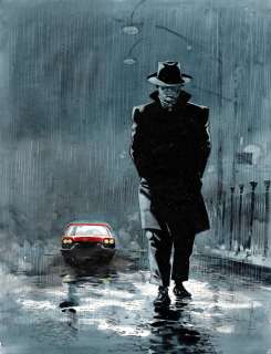 Hermann | Liens de Sang, couverture originale à l’encre de chine et à l’aquarelle pour ce album paru en 2000 au Lombard. | Septimus