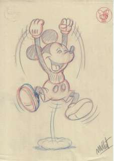 Millet - 1 Original drawing - Mickey Mouse - Vintage style | Catawiki