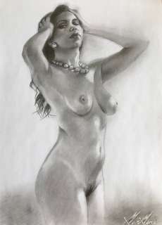 Barbeni | BarBeni - original drawing-look at me-A4 | Catawiki