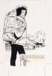 Cosey | Jonathan, illustration Ã  l’encre de Chine et Ã … | Millon