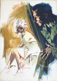 Fernando Carcupino - Original cover for "La colpa dell‘altra". Mondadori. 1962. Cm. 36x51. Gouache. Signed. Mint