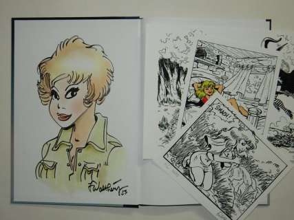 Walthéry - Vervloekt Integraal - Luxe album - HC 46/50 - Met originele tekening en 3 prentjes - Cartonné - EO - (2022) | Catawiki