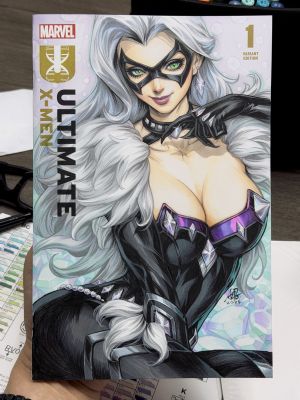 Stanley Artgerm Lau - Black Cat Marvel Rivals sketch cover