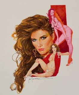 González, José - 1 Original colour drawing - Norsk Ukeblad Magazine | Catawiki