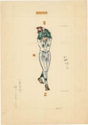Eiji Kazama Hand-Drawn Color Manuscript"Baseball Spirit" | Mandarake (Big Web)