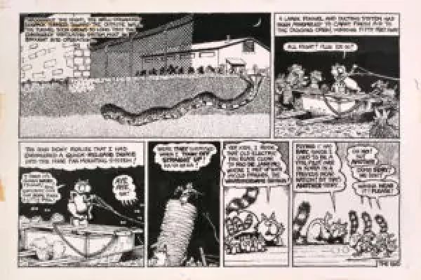Gilbert Shelton | Fat Freddy’s cat – Animal Camp | La Galerie de la Bande Dessinée