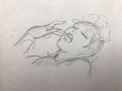 Frollo, Leone - 1 Original drawing - Le Doigts | Catawiki