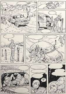 Bosschaert, Jan - 1 Original page - Sam 9 - Dubbel en dwars - 2007 | Catawiki