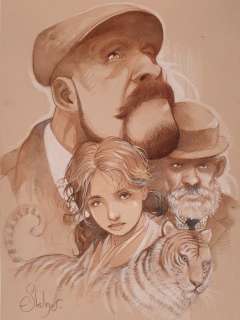 Stalner, Eric - 1 Original colour drawing - L’Oiseau rare | Catawiki