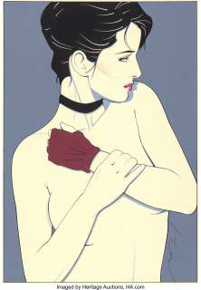 Patrick Nagel (American, 1945-1984) Glove, Commemorative #6 Acrylic on board 13-1/4 x 9-1/4 inches (33.7 x 23.5 cm) (... | Heritage