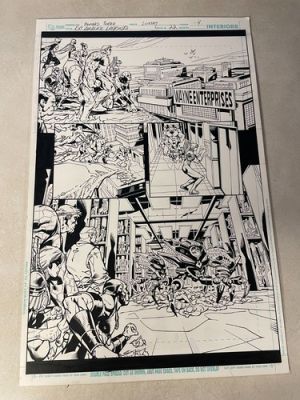 DC UNIVERSE ONLINE LEGENDS #22 original comic art EXOBYTE FROST WAYNE ENT DETAIL | eBay US (Buy It Now)