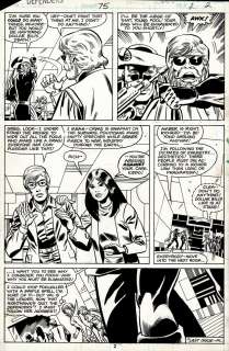Don Perlin Al Milgrom - Defenders #75 P 2 (Early Foolkiller Action Page, Valkyrie, Clea, Hellcat!) 1979