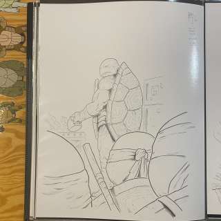 Ben Bishop | NECA - LAST RONIN BATTLE DAMAGED - ACTION FIGURE PACKAGING - (ORIGINAL ART) | Ben Bishop