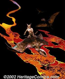 Frank Frazetta - Original Oil Painting "Thor’s Flight" (1968).  Frank Frazetta is recognized as one of - | Heritage