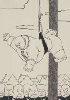 Lee Brown Coye (American, 1907-1981) Dog’s Misery, Knickerbocker: History of New York unpublished interior - | Heritage