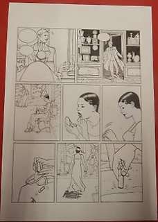 Marco Nizzoli - 1 Original page - Selen + Esecutivo a colori - "Demons et delices" - 1999 | Catawiki