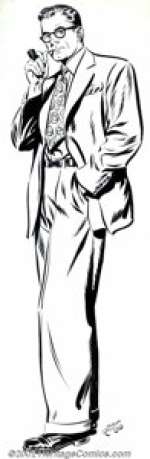 Alex Raymond - Original Art, promotional drawing, 1946. In 1946, twelve years after Raymond began drawing Flash - | Heritage