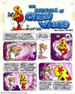 Vaughn Bode and Mark Bode - Original Art for Epic #23, Complete 2 page story, "Cheech Wizard" -