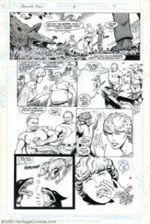 Chas Truog and Doug Hazlewood - Original Art for Animal Man Group of 3 pages (DC, 1988). Grant Morrison‘s writing on -