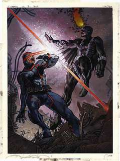 Bianchi, Simone - S BIANCHI MARVEL MASTERPIECES CYCLOPS/BLACK BOLT Trading Card Art