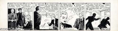 Raeburn Van Buren - Original Comic Strip Art for Abbie an‘ Slats Group of 200 Strips (United Features -