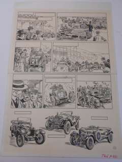 Funcken, Fred & Liliane - 1 Original page - Auto’s - Journal Tintin 46 - (années 1960) | Catawiki