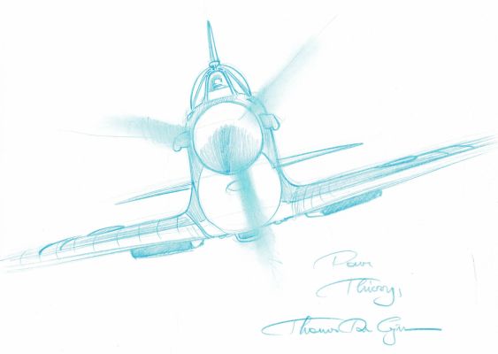 Thomas Du Caju | Lot 230 - Girls & Wings Artbook limité à 250 ex., agrémenté d’une dédicace. On joint le portfolio et le calendrier. Proche de l’état neuf. | Septimus