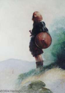 Jeff Jones - "Erik the Red" Painting Original Art (undated). Eric the Red (950-1003) was a Viking - | Heritage