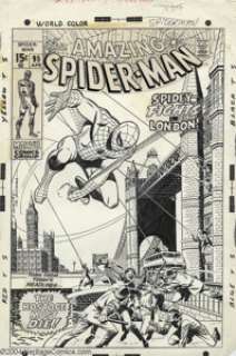 John Romita Sr. and Sal Buscema - The Amazing Spider-Man #95 Cover Original Art (Marvel, 1970). The Amazing - | Heritage