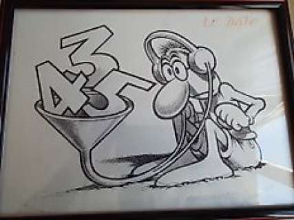 Benito, Jacovitti - 1 Original drawing - Le Date - 1995 | Catawiki