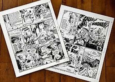 Parras, Antonio - 2 Original page - Pour une poignée de pâtés impériaux - 1973 | Catawiki