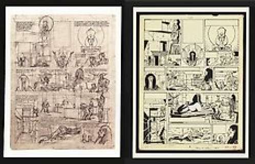 Jacobs, E.P. - 2 Offset Print - Blake & Mortimer - Le Mystère de la Grande Pyramide 2 - (années 1980) | Catawiki