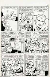 Jack Kirby and George Roussos (as George Bell) - Fantastic Four #27, page 9 Original Art (Marvel, 1964). The - | Heritage