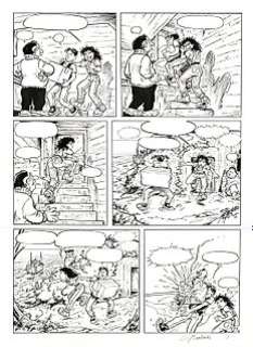 Bosschaert, Jan - 1 Page originale - Sam 10 - Aan de grond - 2008 | Catawiki