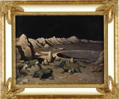 Frank Frazetta - "Frogs On the Moon" Painting Original Art (Doubleday, circa 1973). Frank Frazetta - | Heritage