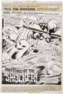 Ross Andru, Mike Esposito, and Frank Giacoia - The Amazing Spider-Man #152 Splash page 1 Original Art (Marvel, - | Heritage
