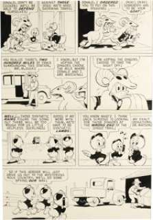 Carl Barks - Uncle Scrooge #62 "Queen of the Wild Dog Pack" Panel Page Original Art (Gold Key, 1966). - | Heritage