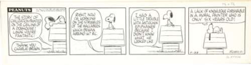Charles Schulz - Peanuts Daily Comic Strip Original Art, dated 9-23-64 (United Feature Syndicate, 1964). - | Heritage