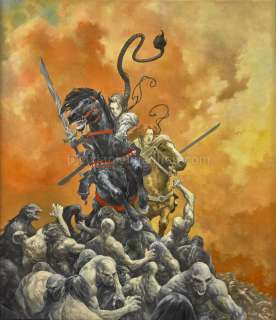 Alberto Varanda - La geste des chevaliers dragons #2, reprise de la couverture - La geste des chevaliers dragons