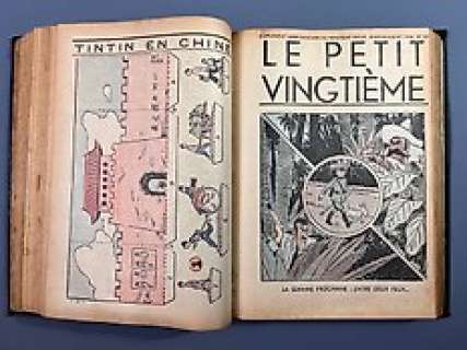 Tintin - Le Petit Vingtième - 1936 - Année complète - Reliure amateur - 1 Album | Catawiki